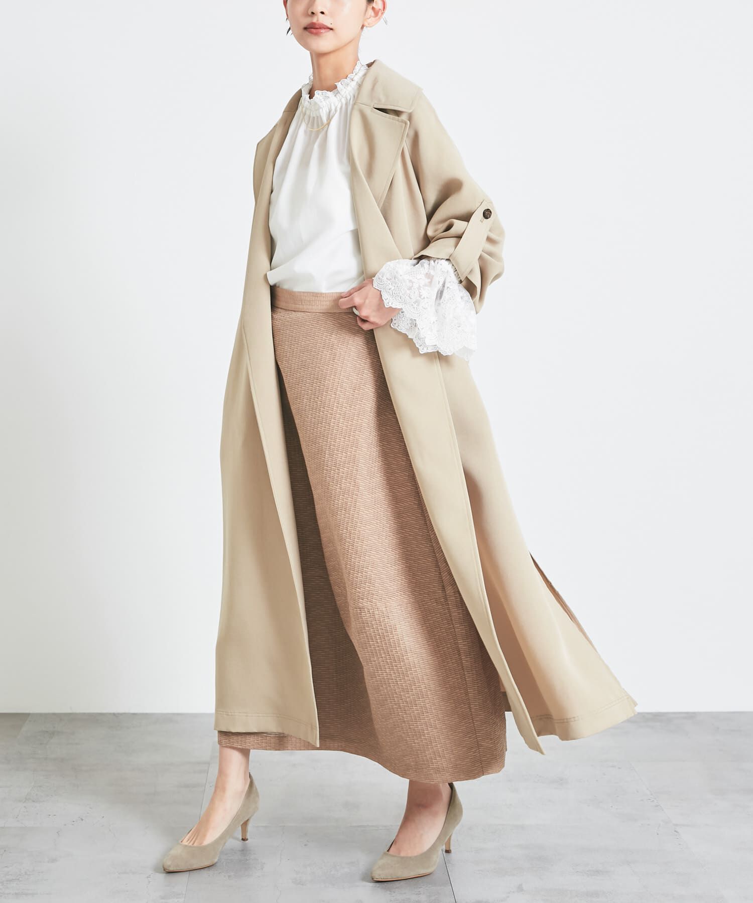 URBAN RESEARCH ROSSO「シアージャガードフォルムスカート」|スカート|