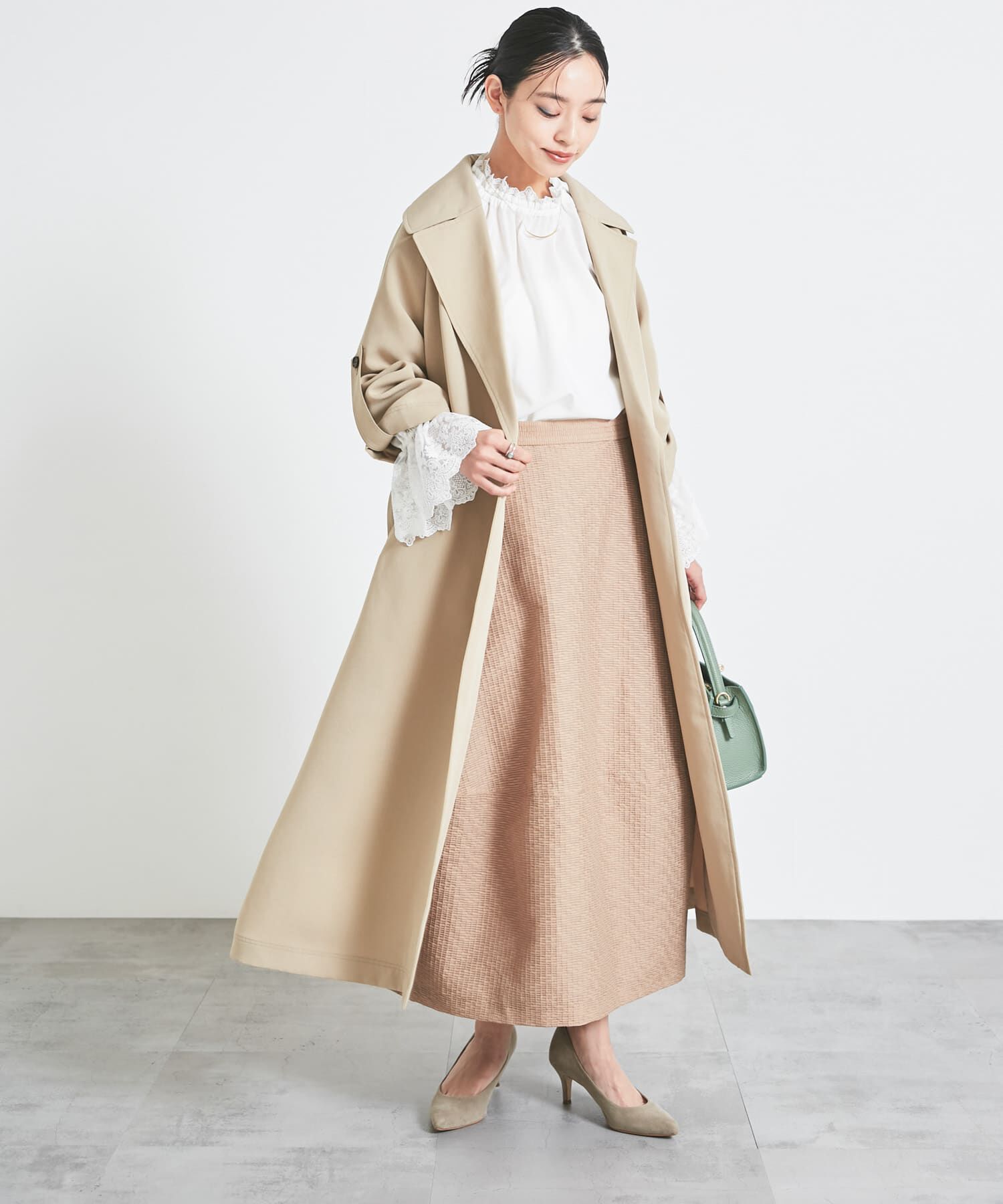 URBAN RESEARCH ROSSO「シアージャガードフォルムスカート」|スカート|