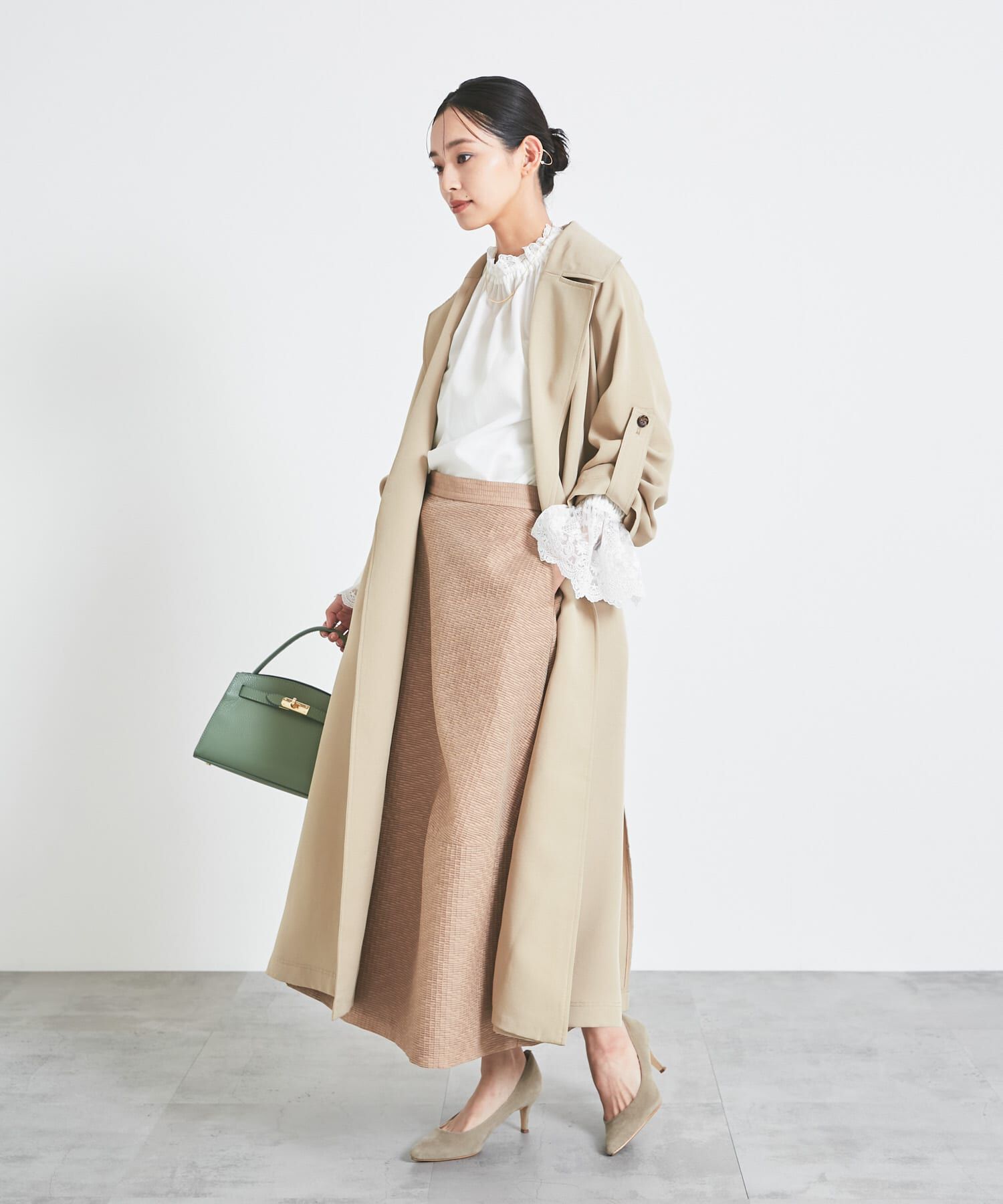 URBAN RESEARCH ROSSO「シアージャガードフォルムスカート」|スカート|