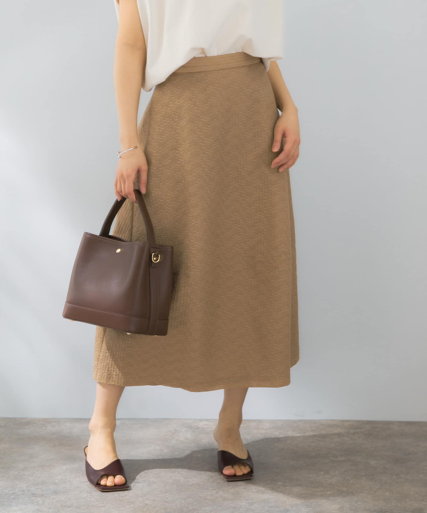 URBAN RESEARCH ROSSO「シアージャガードフォルムスカート」|スカート|