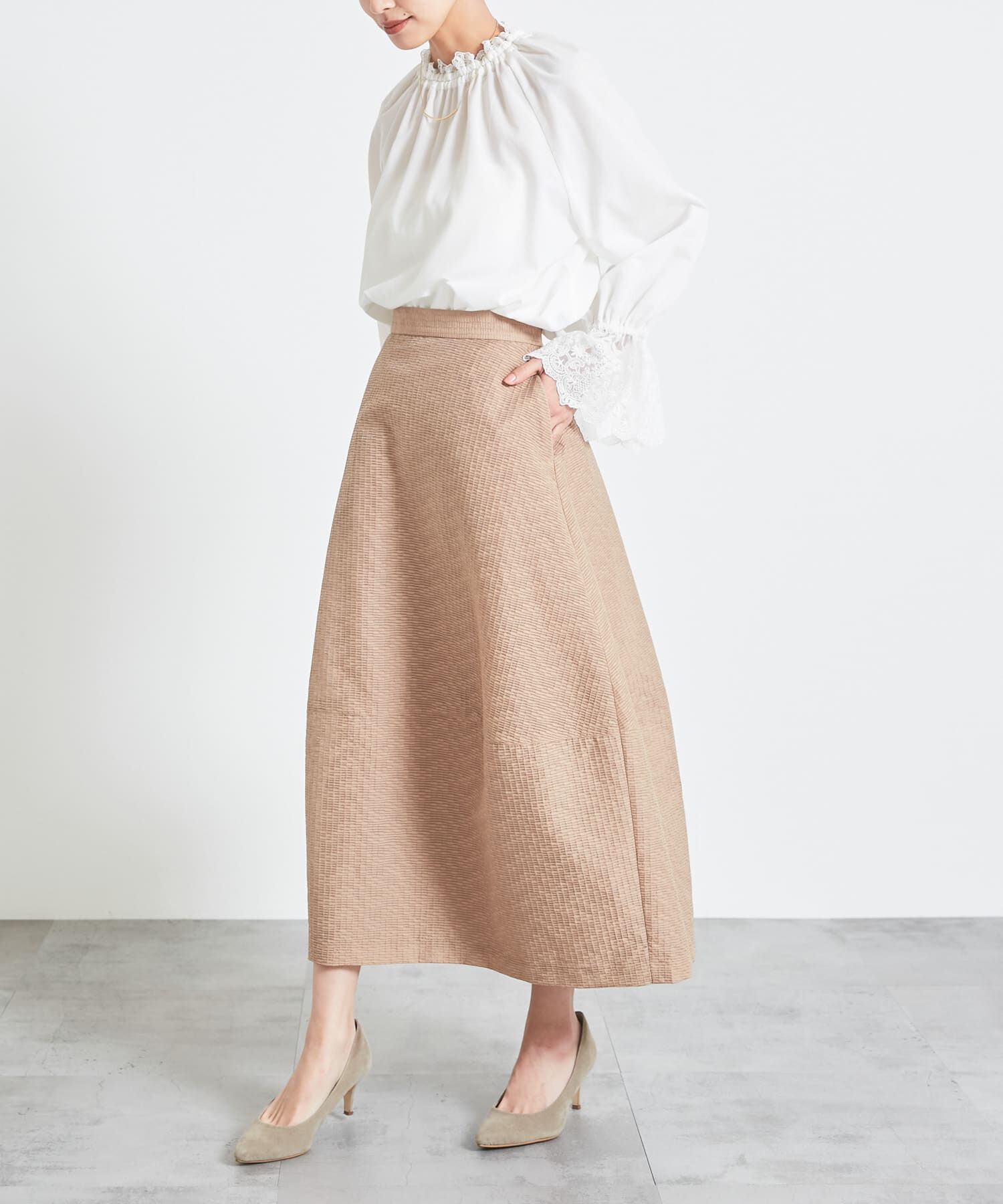 URBAN RESEARCH ROSSO「シアージャガードフォルムスカート」|スカート|