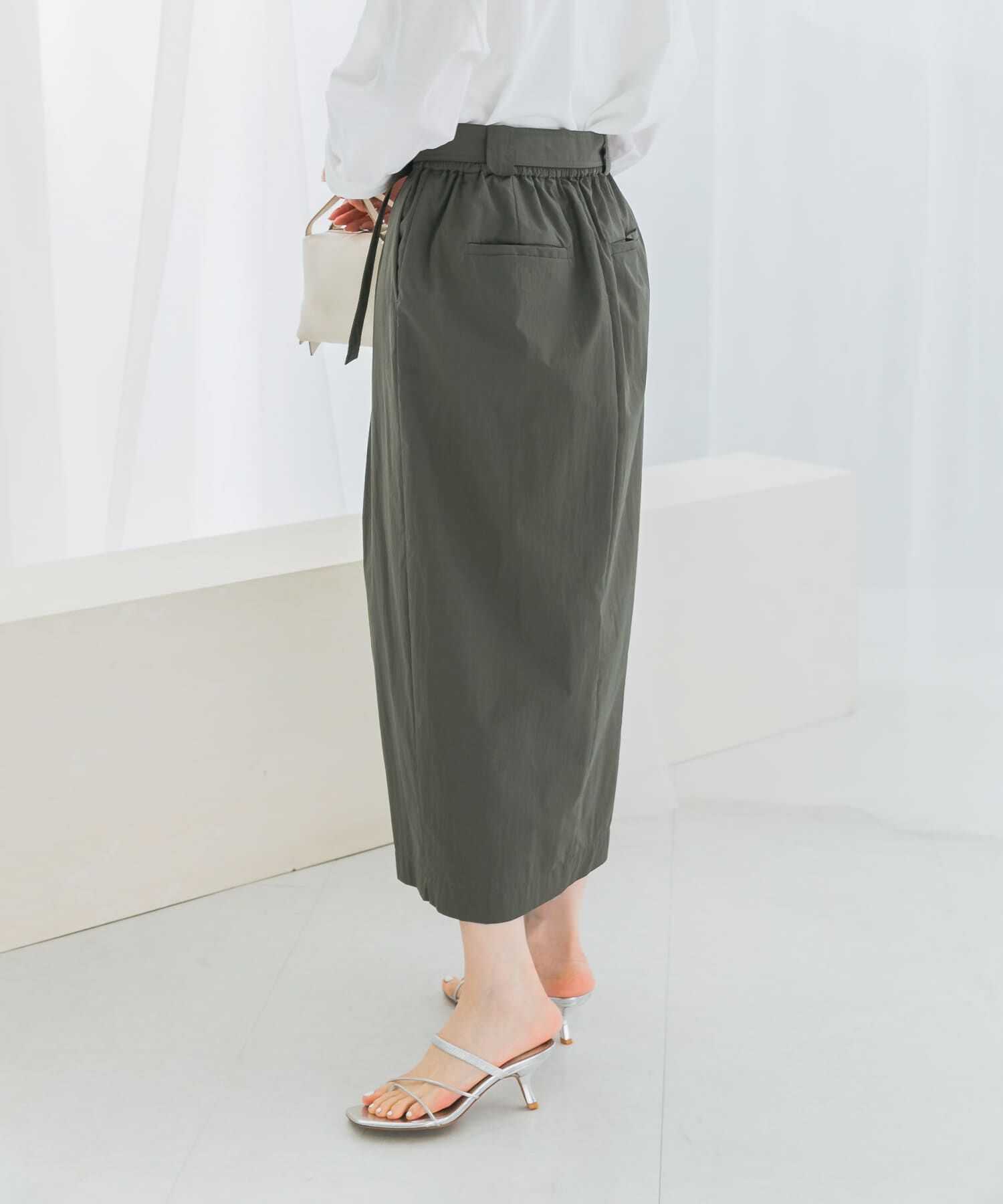 URBAN RESEARCH ROSSO「ベルト付スカート」|スカート|