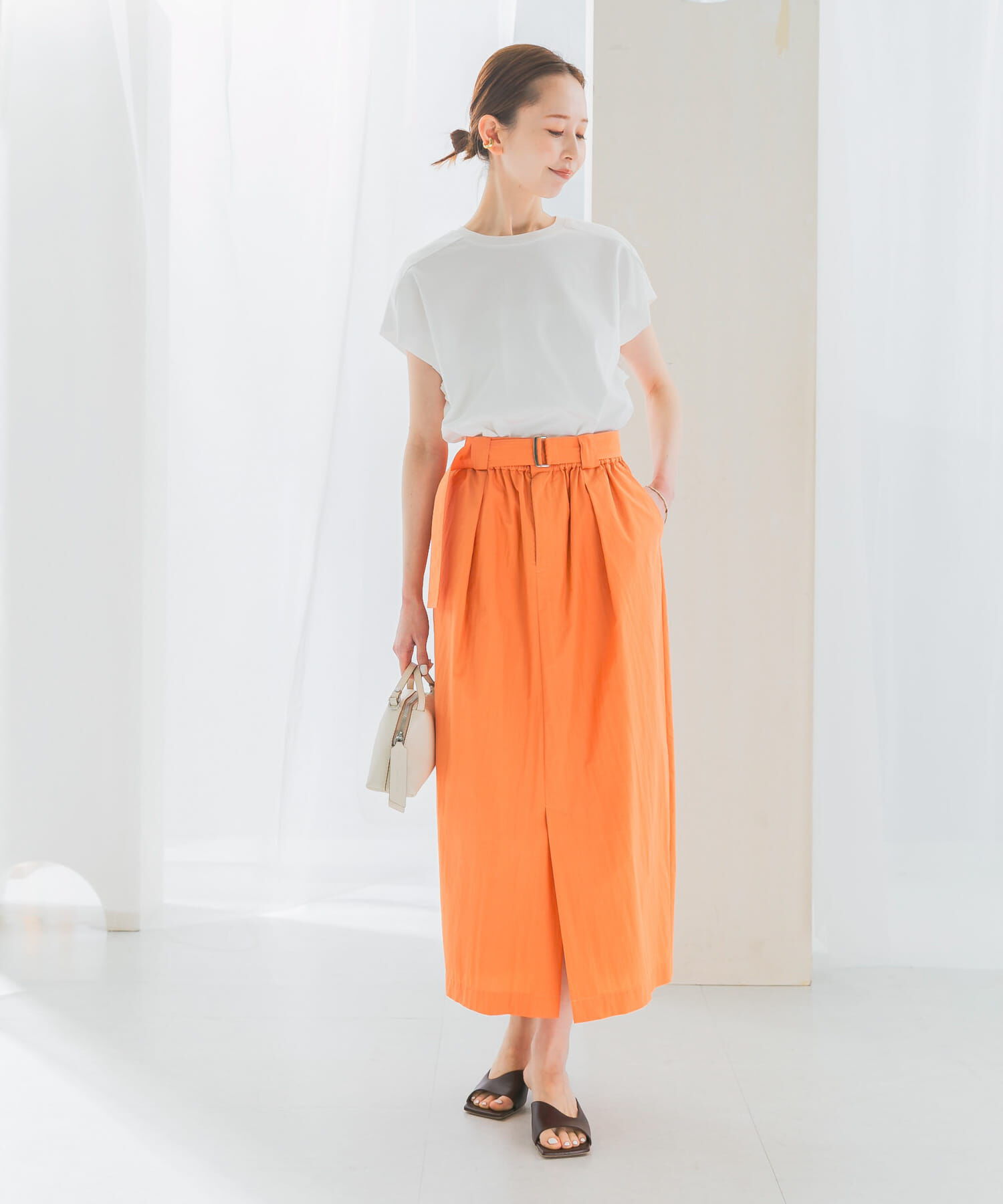 URBAN RESEARCH ROSSO「ベルト付スカート」|スカート|