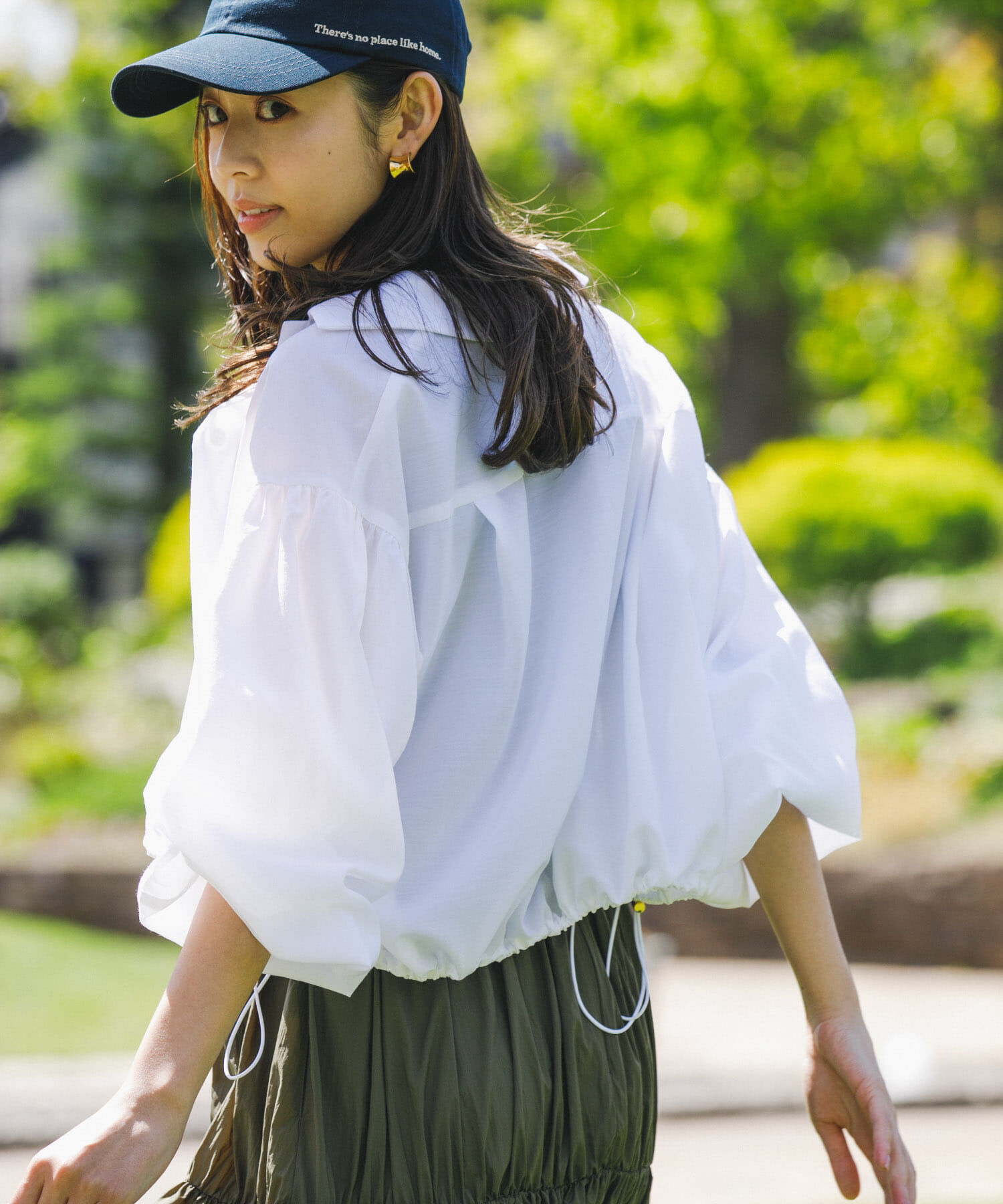 URBAN RESEARCH ROSSO「F by ROSSO　UVCUT撥水ボリュームスリーブシャツ」|シャツ・ブラウス|