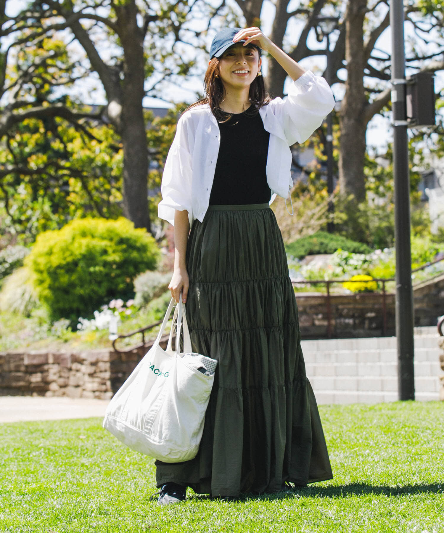 URBAN RESEARCH ROSSO「F by ROSSO　UVCUT撥水ボリュームスリーブシャツ」|シャツ・ブラウス|