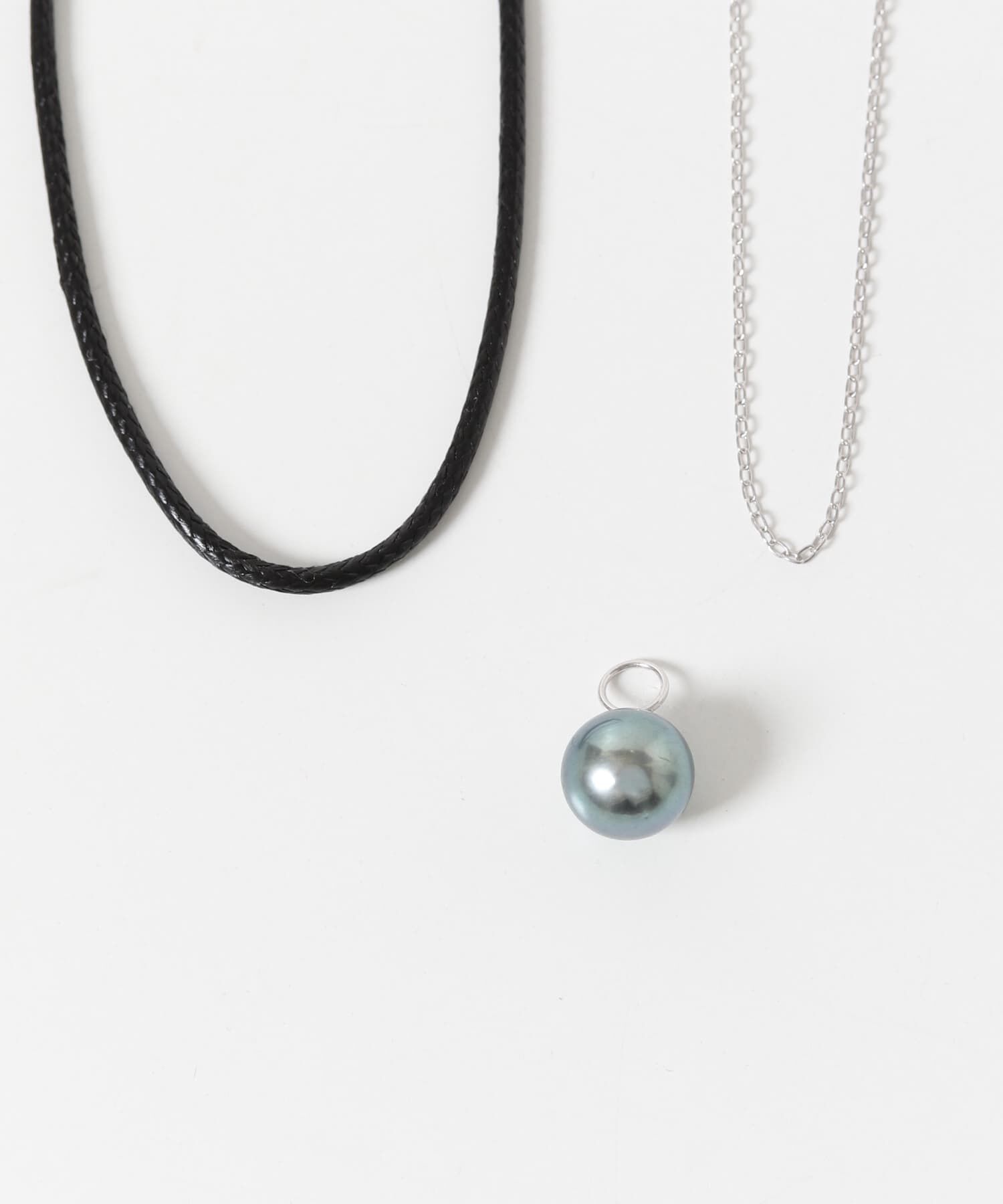 URBAN RESEARCH ROSSO「Favorible　Black Pearl Combi Necklace」|ネックレス|