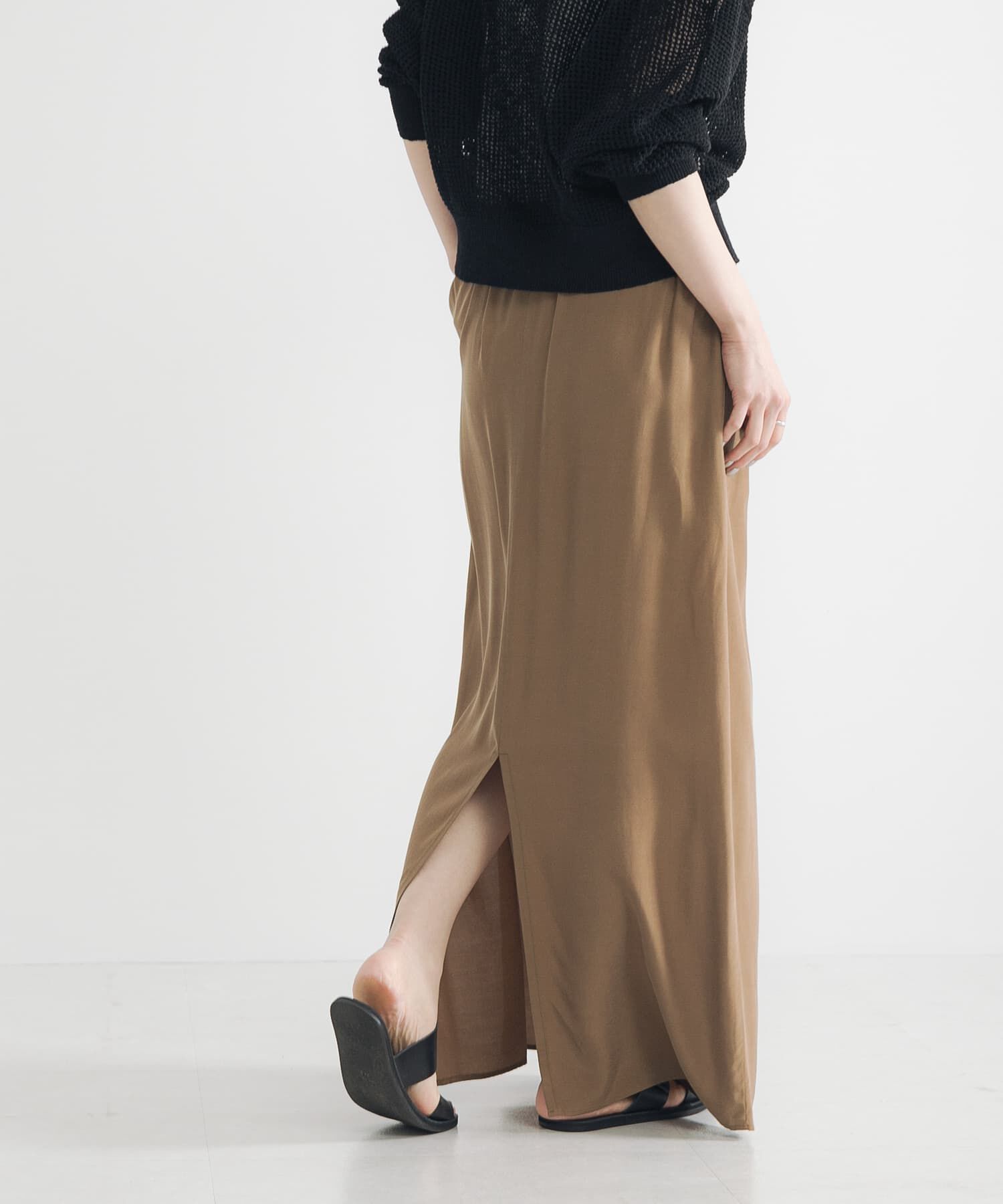 URBAN RESEARCH「キュプラレーヨンギャザーIラインスカート」|スカート|