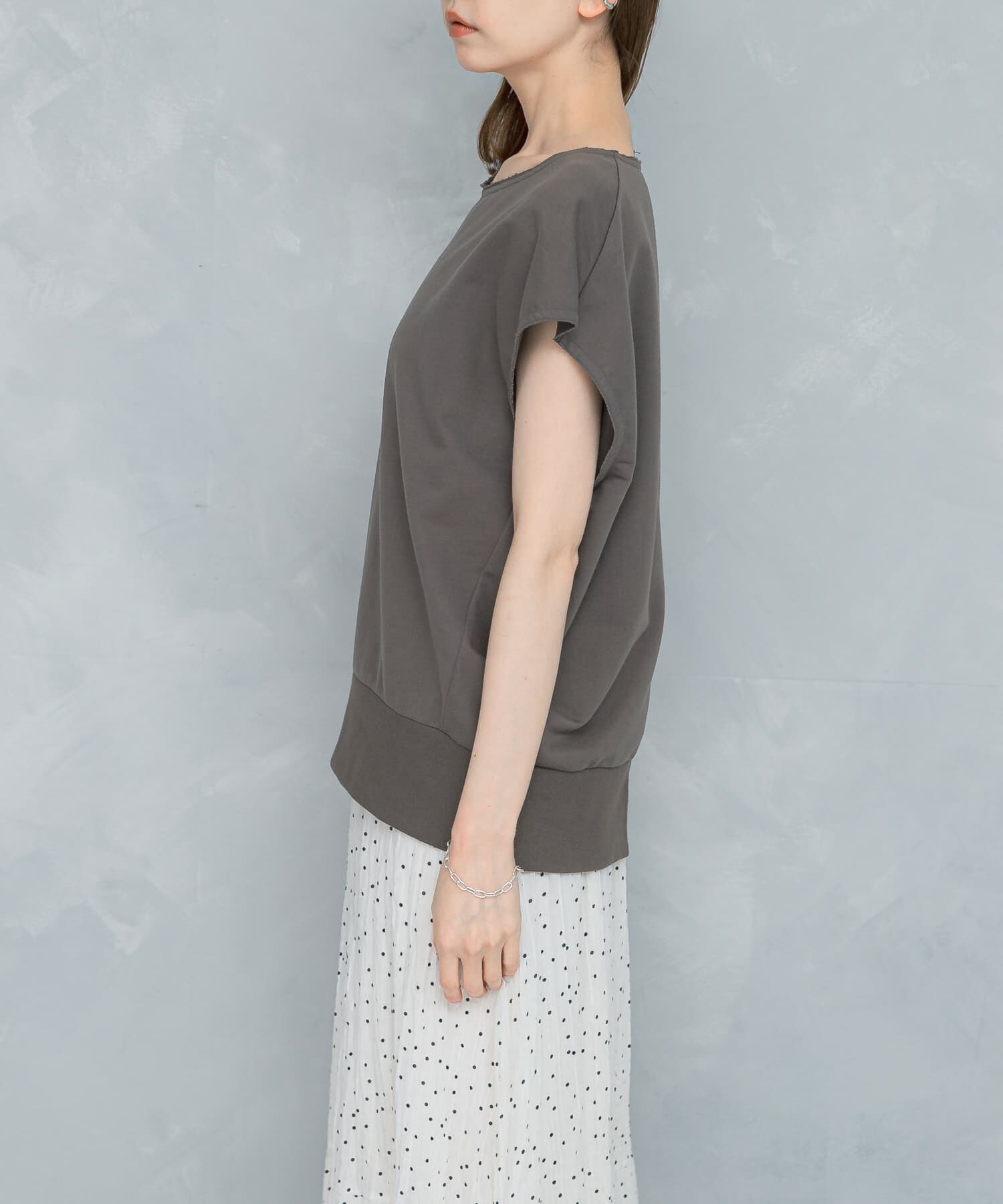 URBAN RESEARCH ROSSO「フレンチスリーブライトスエット」|スウェット・ジャージ|