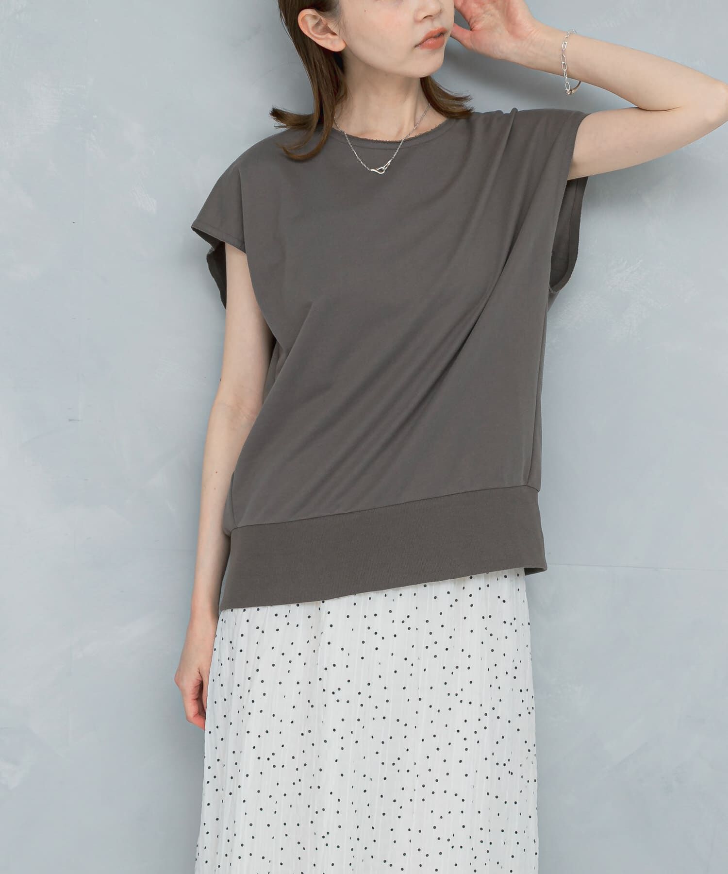 URBAN RESEARCH ROSSO「フレンチスリーブライトスエット」|スウェット・ジャージ|