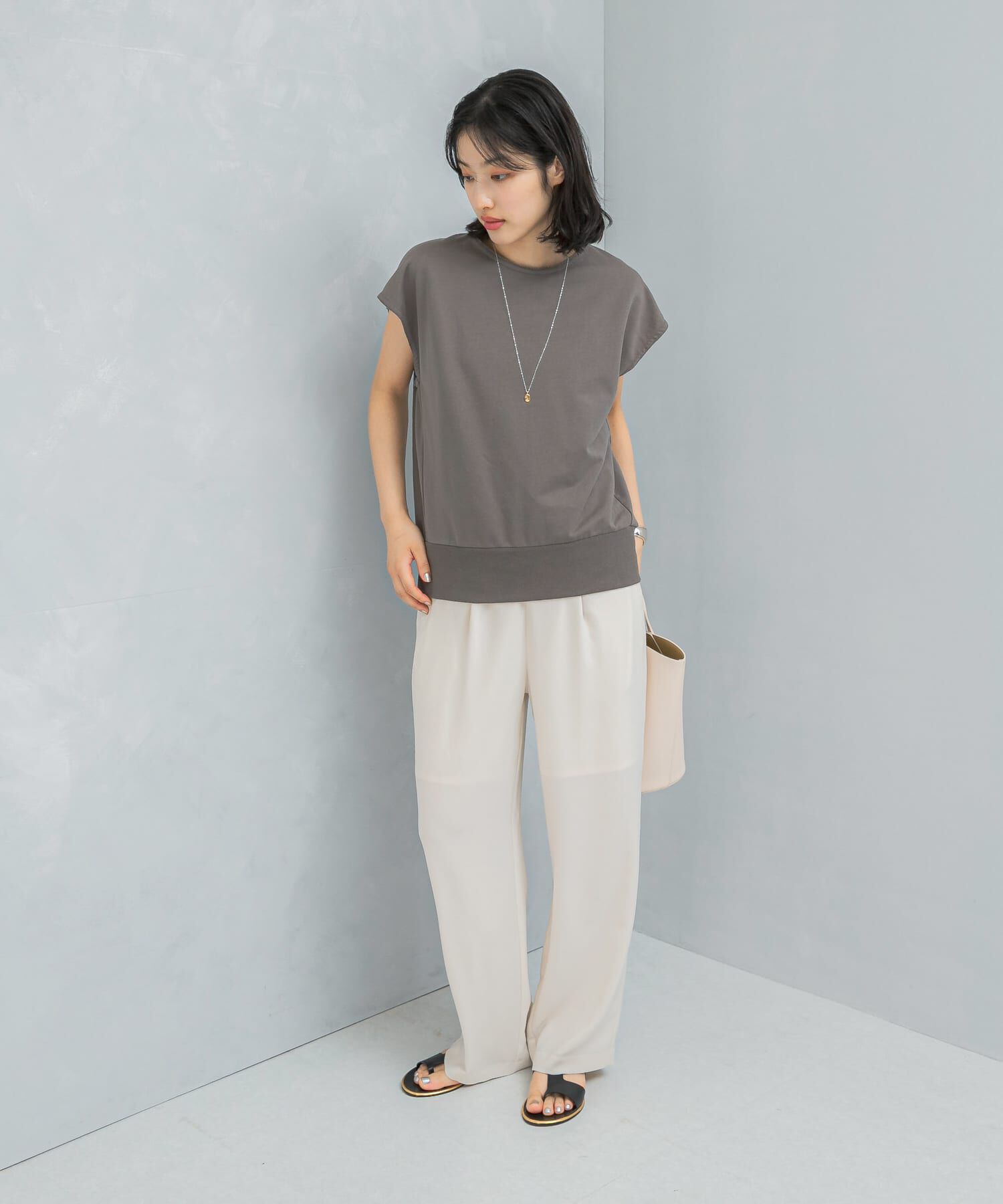 URBAN RESEARCH ROSSO「フレンチスリーブライトスエット」|スウェット・ジャージ|