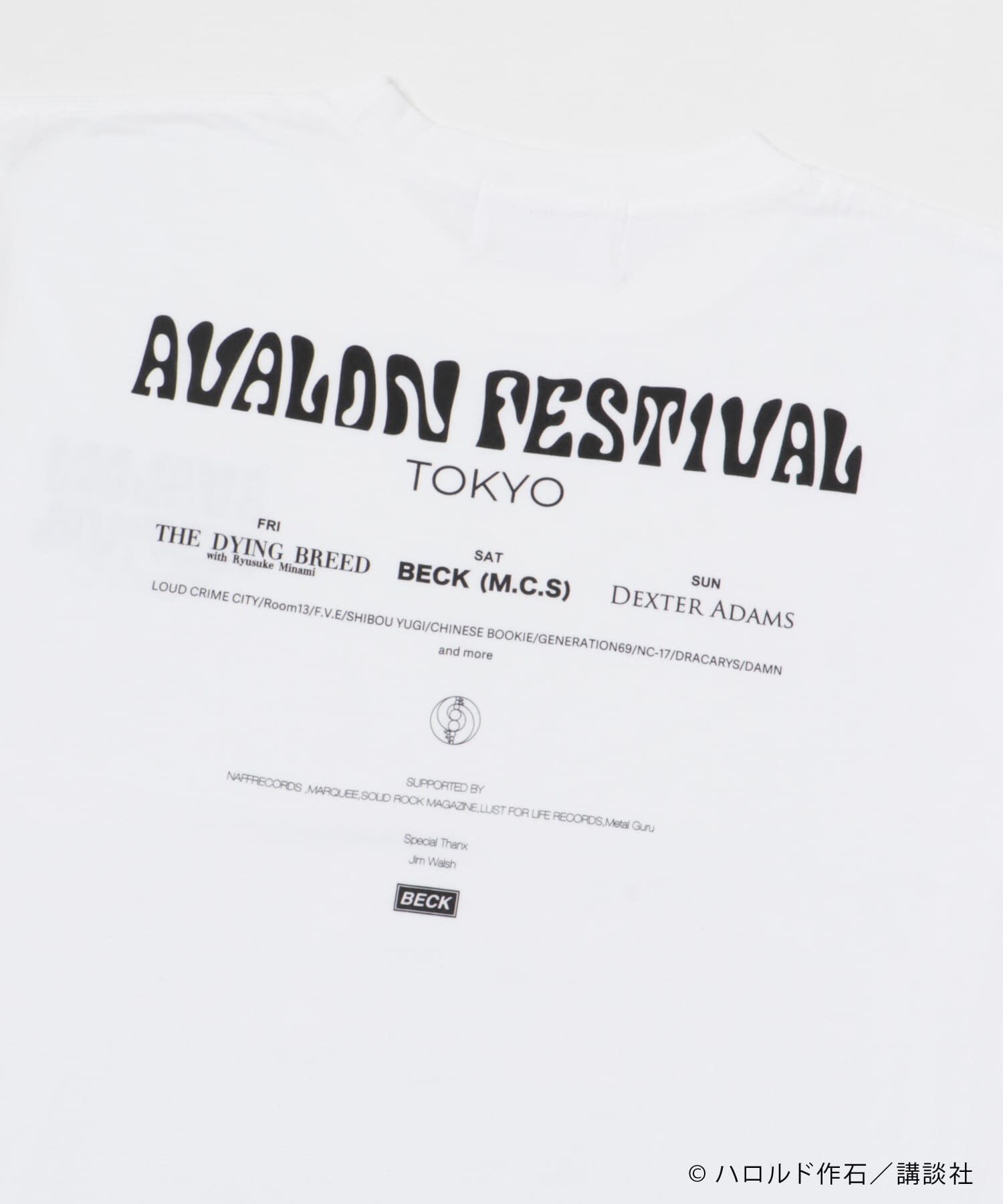 URBAN RESEARCH「AVALONFES BACK PRINT T-SHIRTS」|Tシャツ・カットソー|