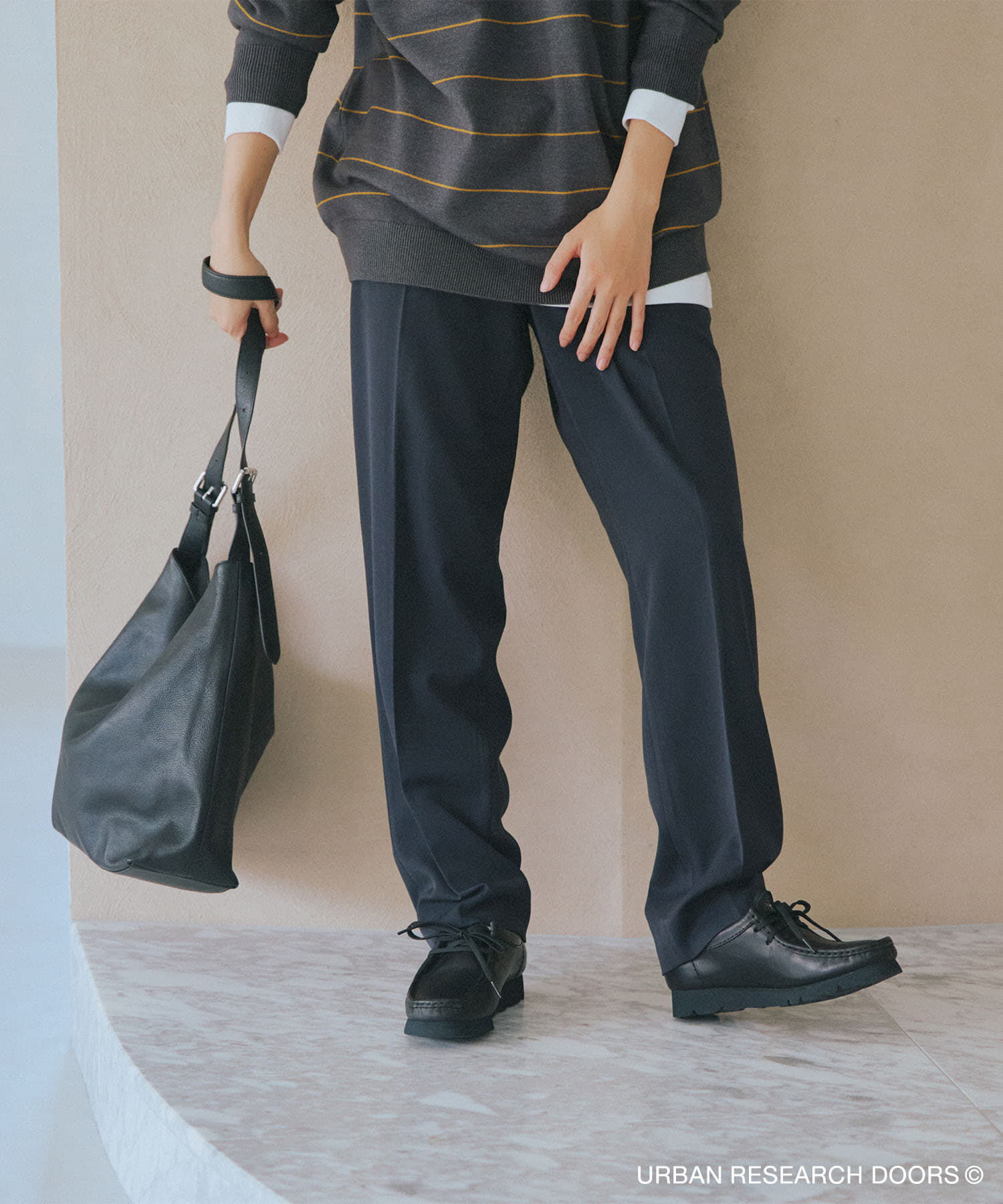 URBAN RESEARCH DOORS「『仁村紗和さん着用』『UR TECH』完声テーパードトラウザー」|その他|