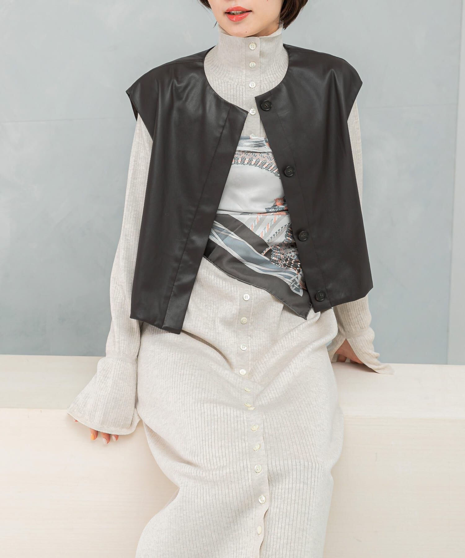 URBAN RESEARCH ROSSO「タックベスト」|ベスト・ジレ|