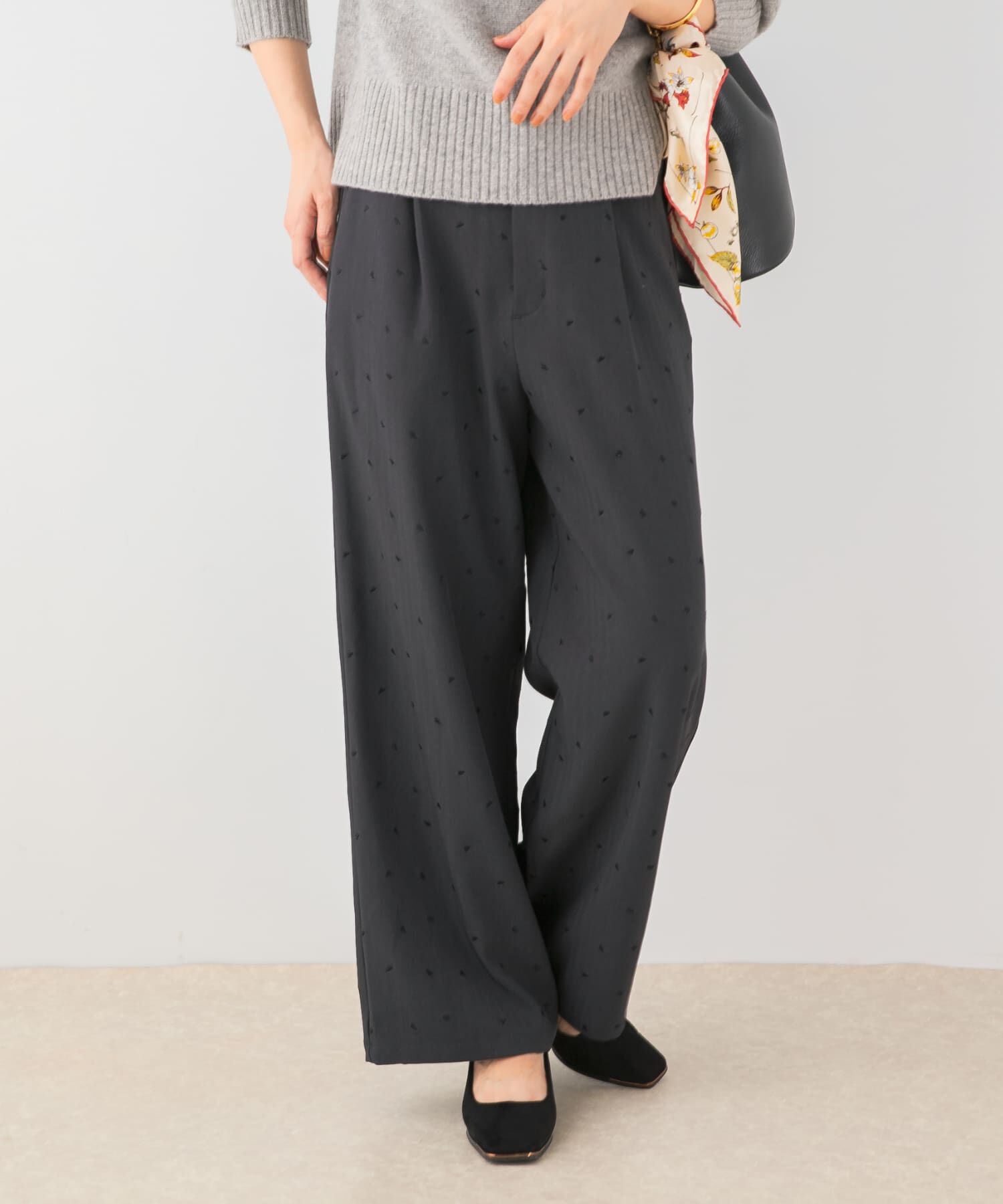 URBAN RESEARCH ROSSO「F by ROSSO　ハート刺繍タックワイドパンツ」|その他|