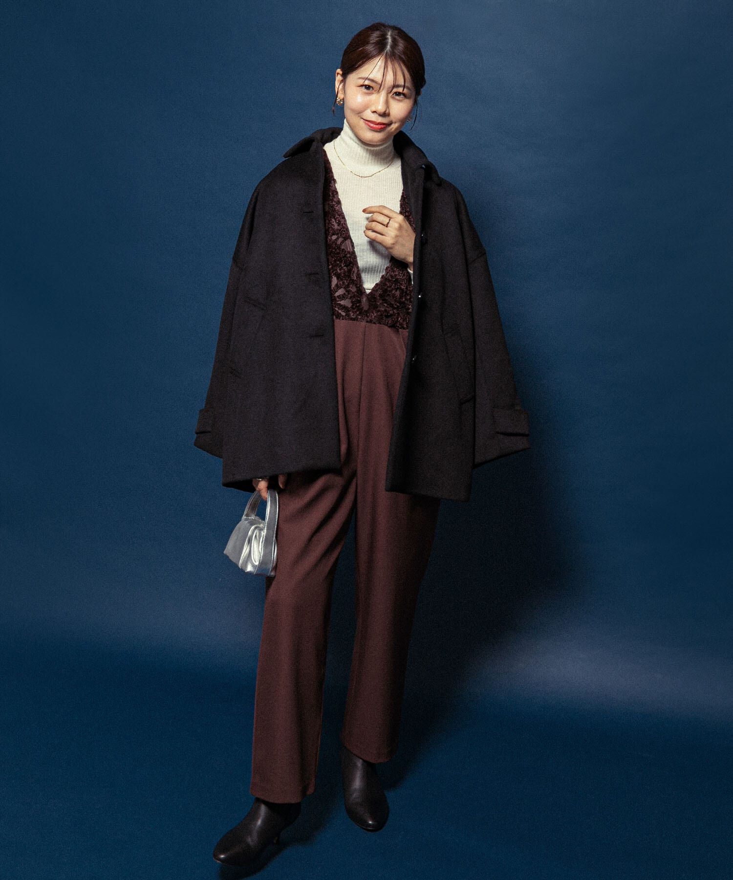 URBAN RESEARCH ROSSO「F by ROSSO　モールレース切替オールインワン」|スカート|