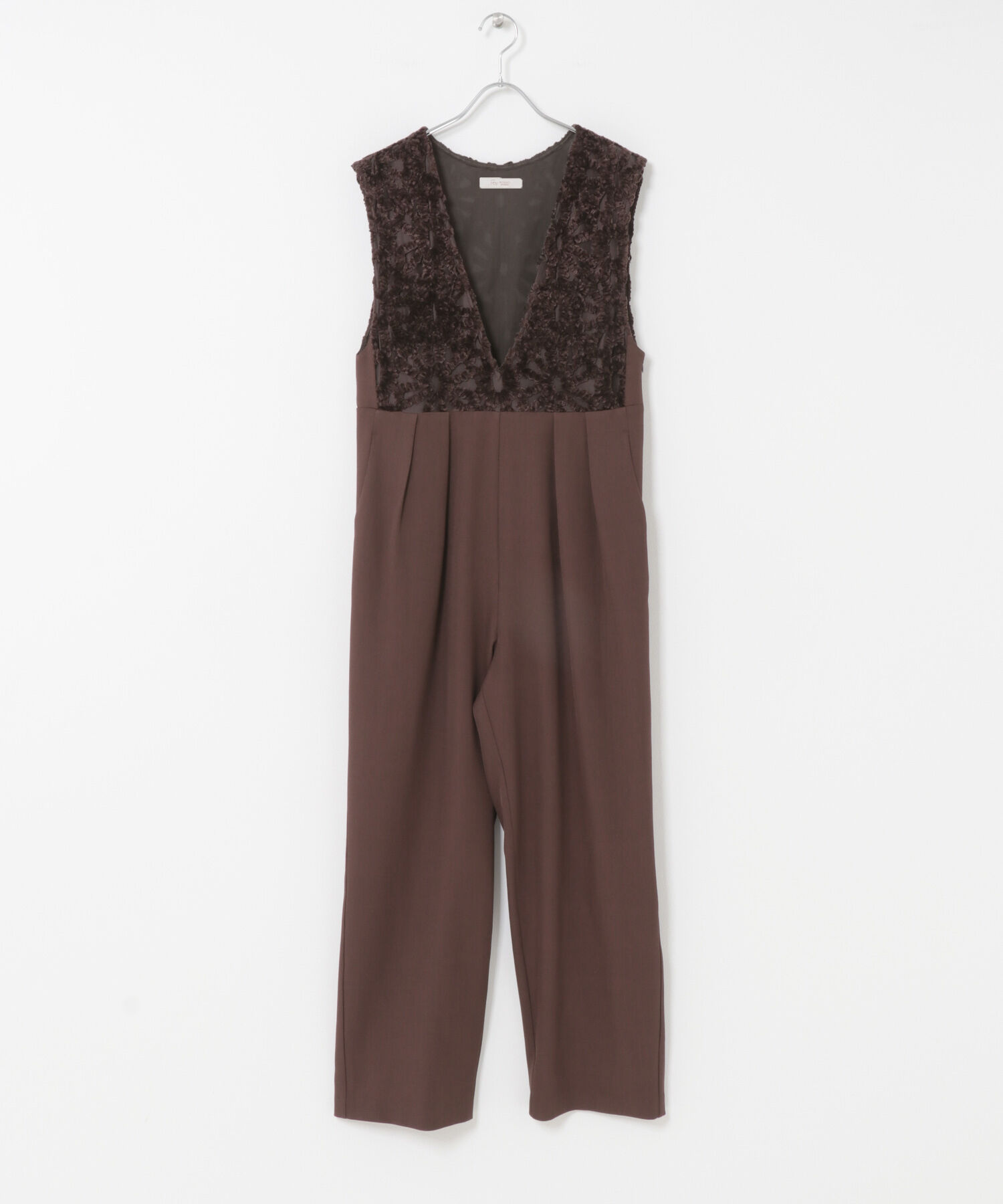 URBAN RESEARCH ROSSO「F by ROSSO　モールレース切替オールインワン」|スカート|