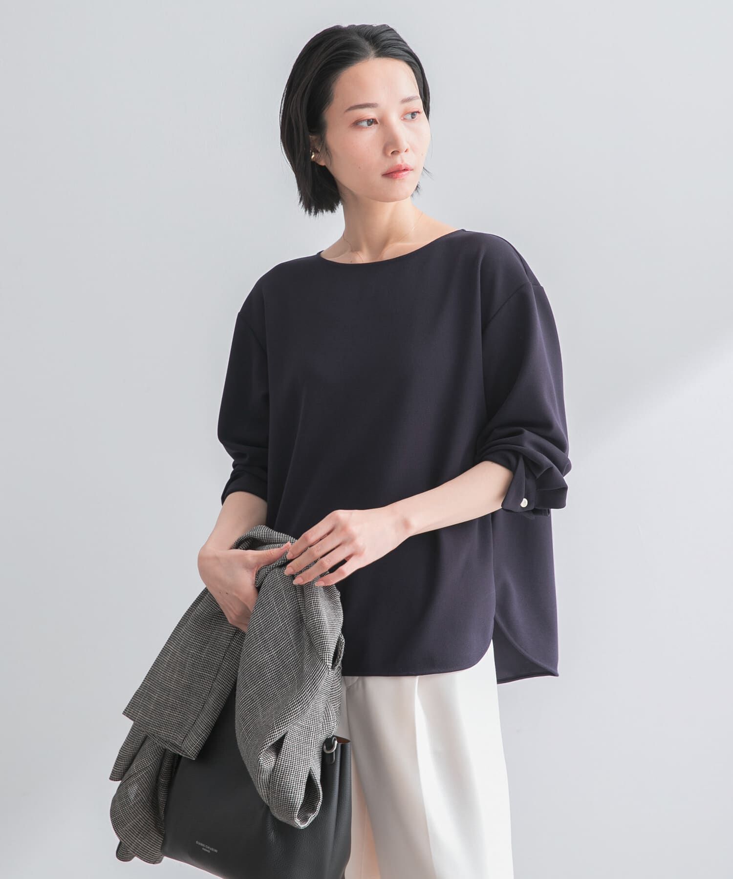 URBAN RESEARCH ROSSO「ストレッチジョーゼットブラウス」|シャツ・ブラウス|