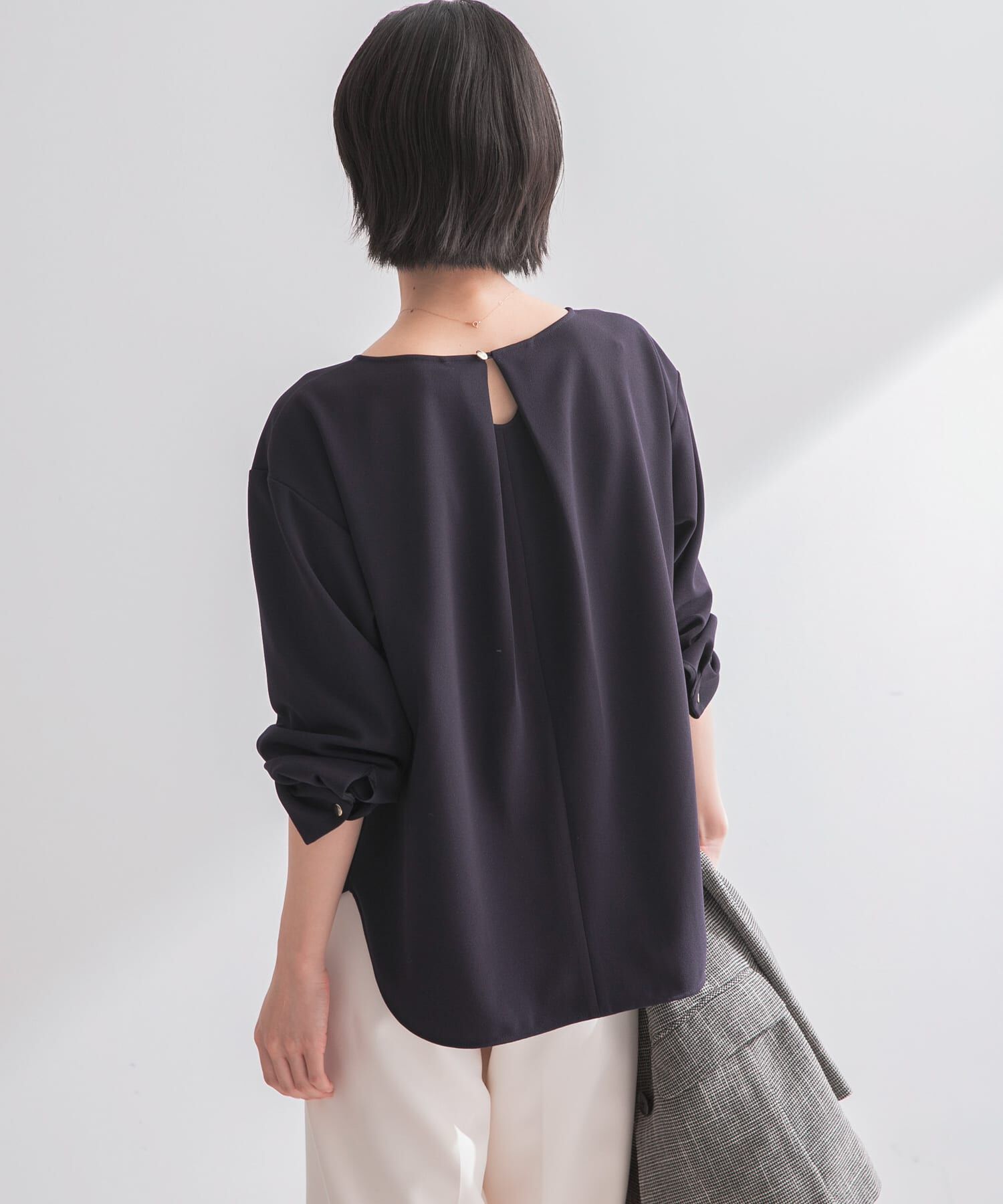 URBAN RESEARCH ROSSO「ストレッチジョーゼットブラウス」|シャツ・ブラウス|