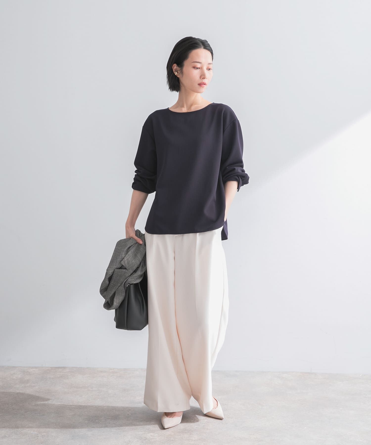 URBAN RESEARCH ROSSO「ストレッチジョーゼットブラウス」|シャツ・ブラウス|