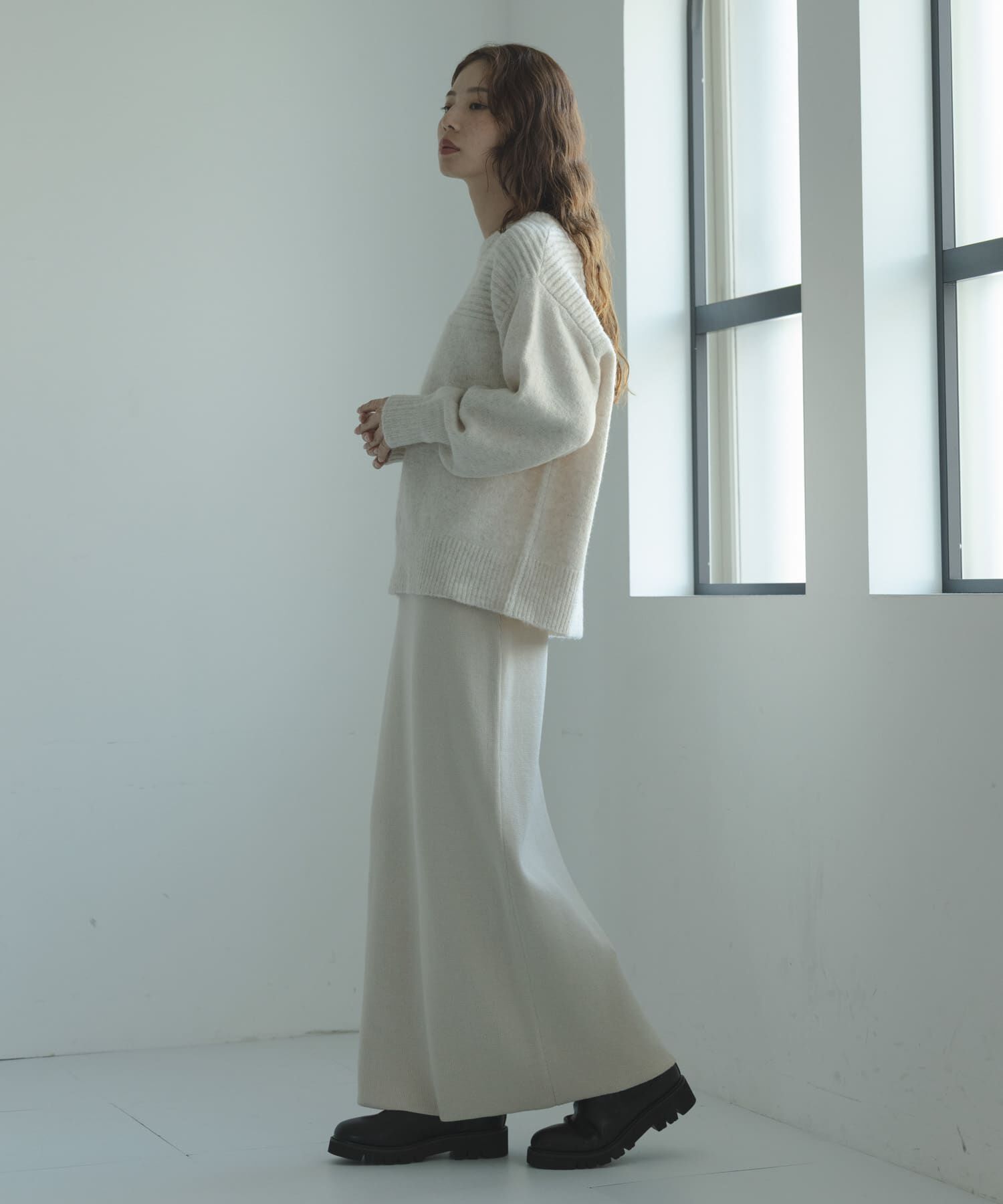 Sonny Label 「Wフェイス2wayニットプルオーバー」|ニット・セーター|