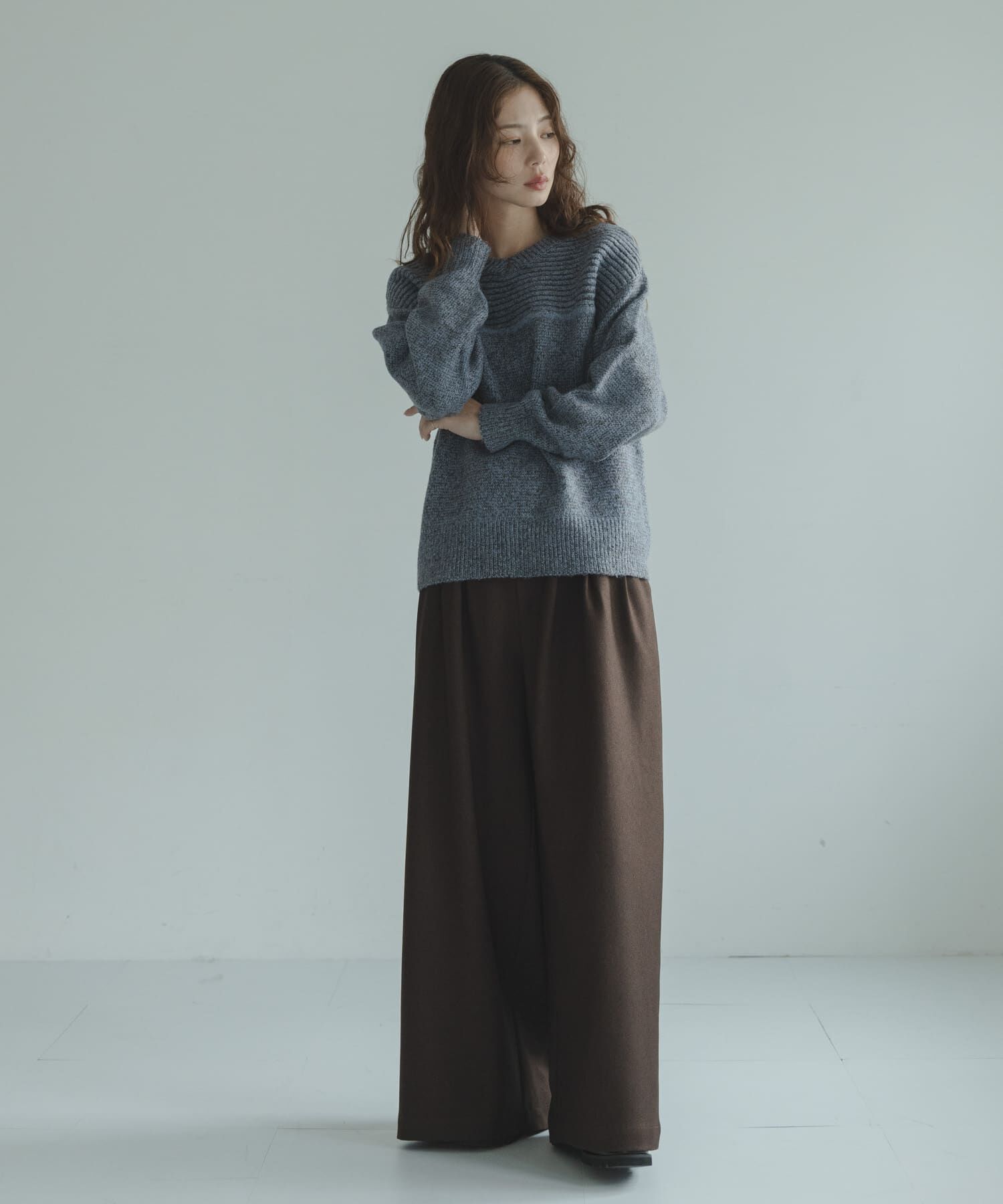 Sonny Label 「Wフェイス2wayニットプルオーバー」|ニット・セーター|