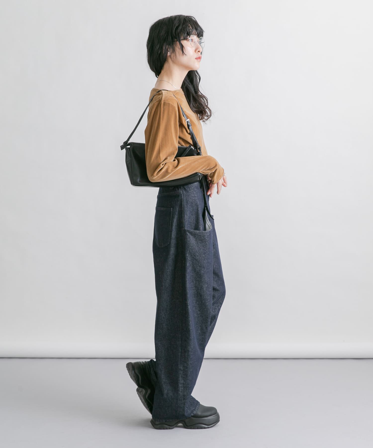  「アシンメトリースリムショルダーBAG」|ショルダー・メッセンジャー|