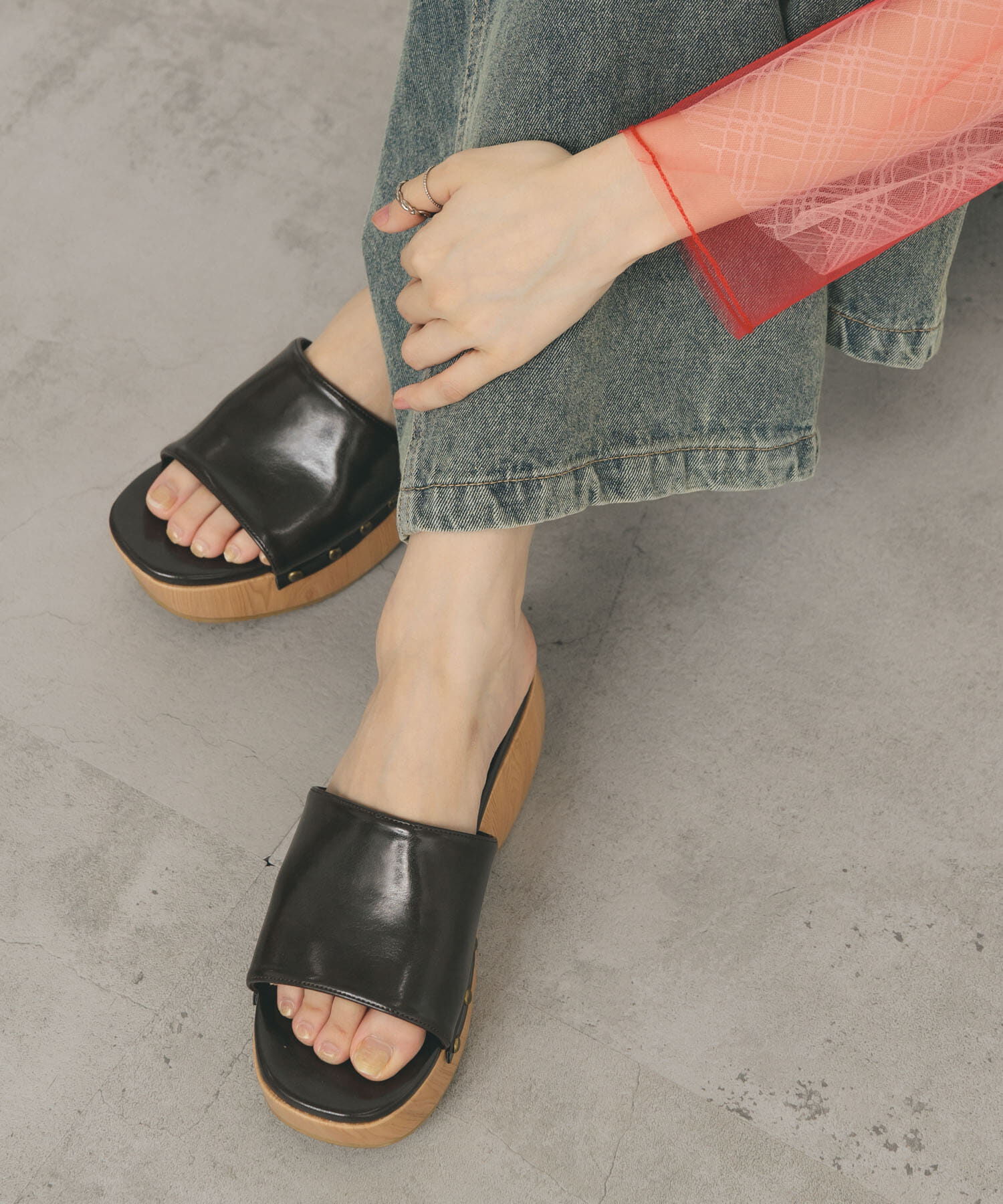  「スタッズサボサンダル」|サンダル|