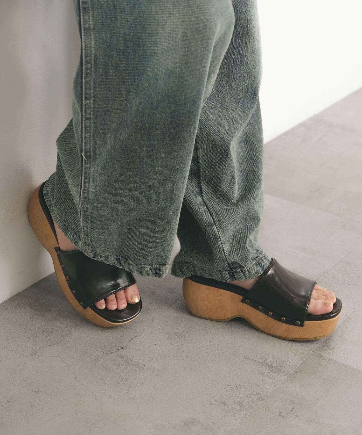  「スタッズサボサンダル」|サンダル|