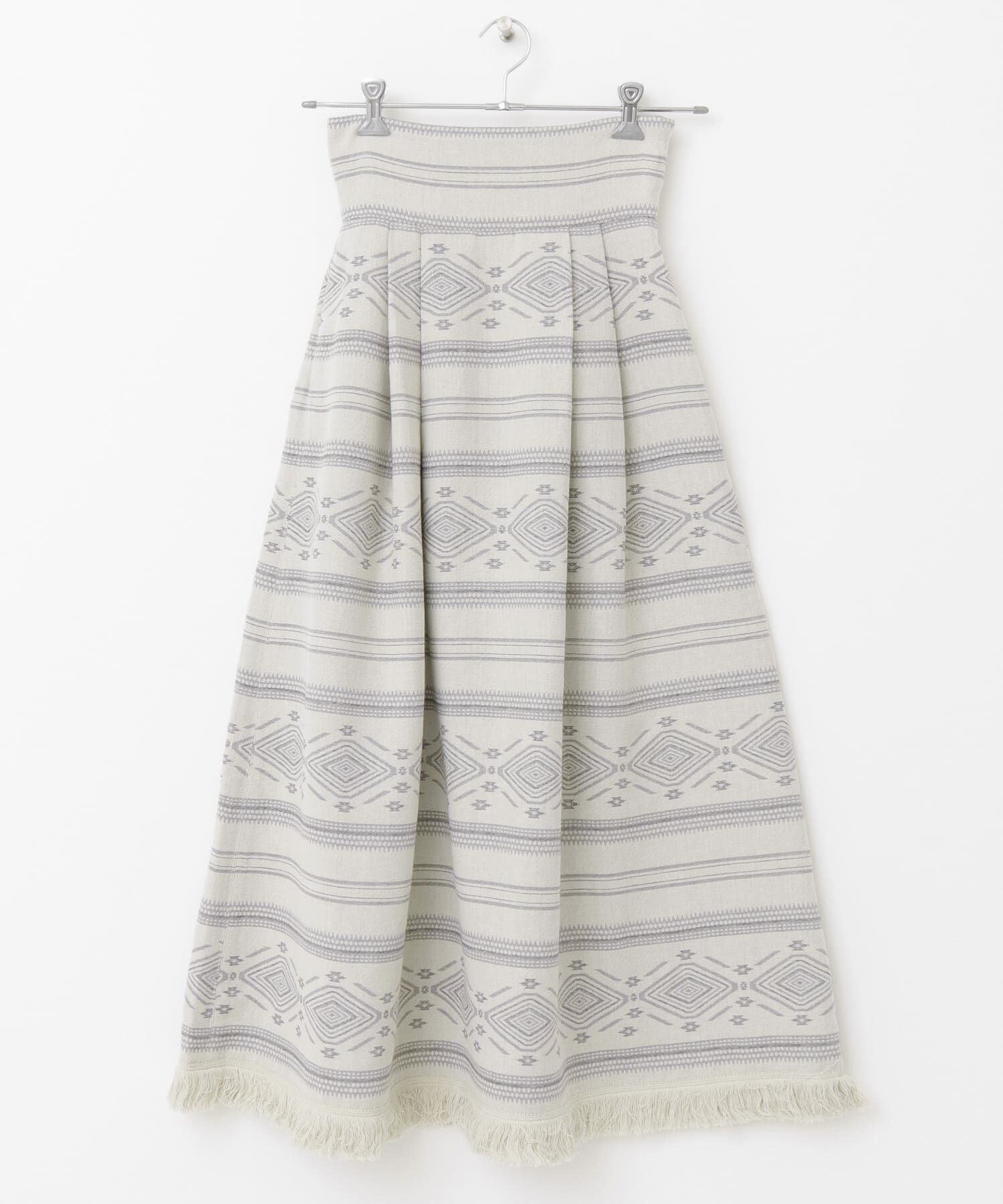  「エスニック柄ボリュームスカート」|スカート|