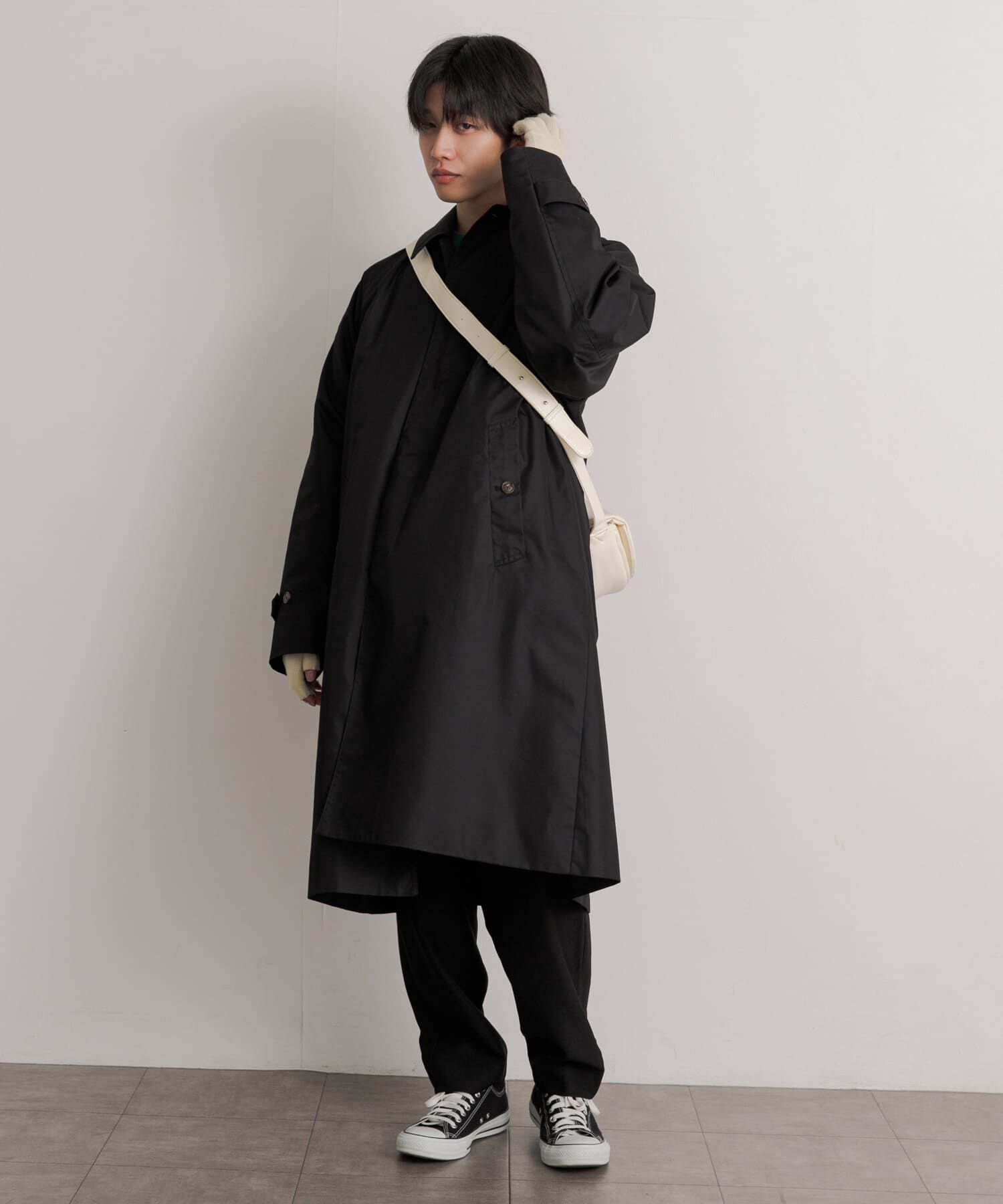 SENSE OF PLACE by URBAN RESEARCH「フェイクレザーパデットフラップショルダー」|ショルダー・メッセンジャー|