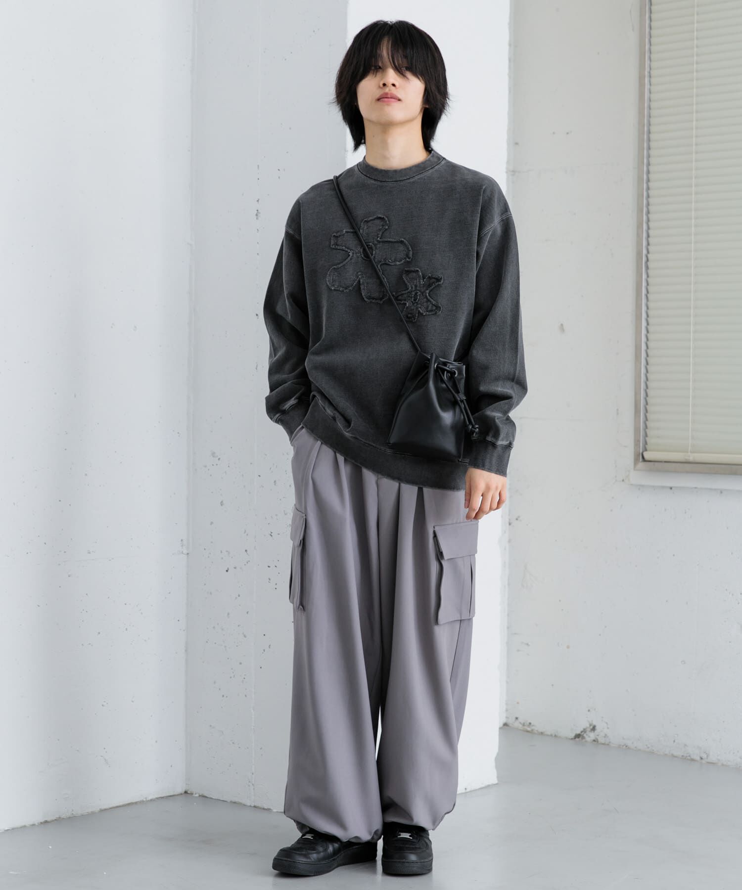 SENSE OF PLACE by URBAN RESEARCH「フェイクレザー2WAYキンチャクバッグ」|ショルダー・メッセンジャー|