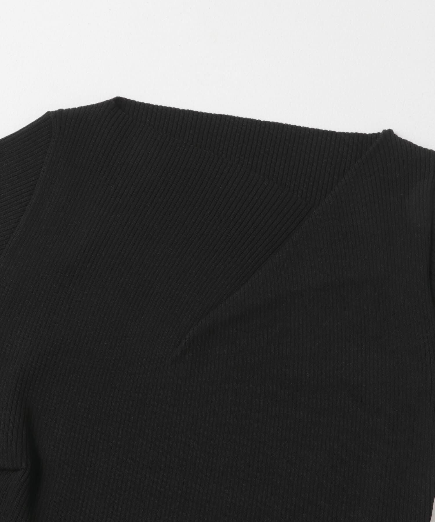 SENSE OF PLACE by URBAN RESEARCH「『一部WEB限定カラー』アシメネックハーフスリーブセーター」|ニット・セーター|