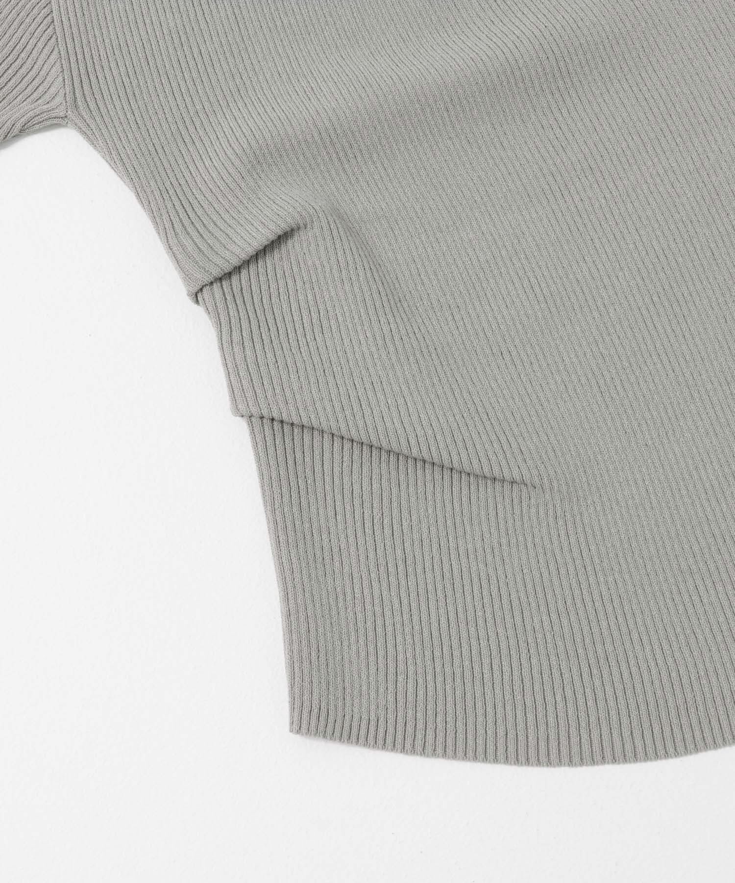 SENSE OF PLACE by URBAN RESEARCH「『一部WEB限定カラー』アシメネックハーフスリーブセーター」|ニット・セーター|