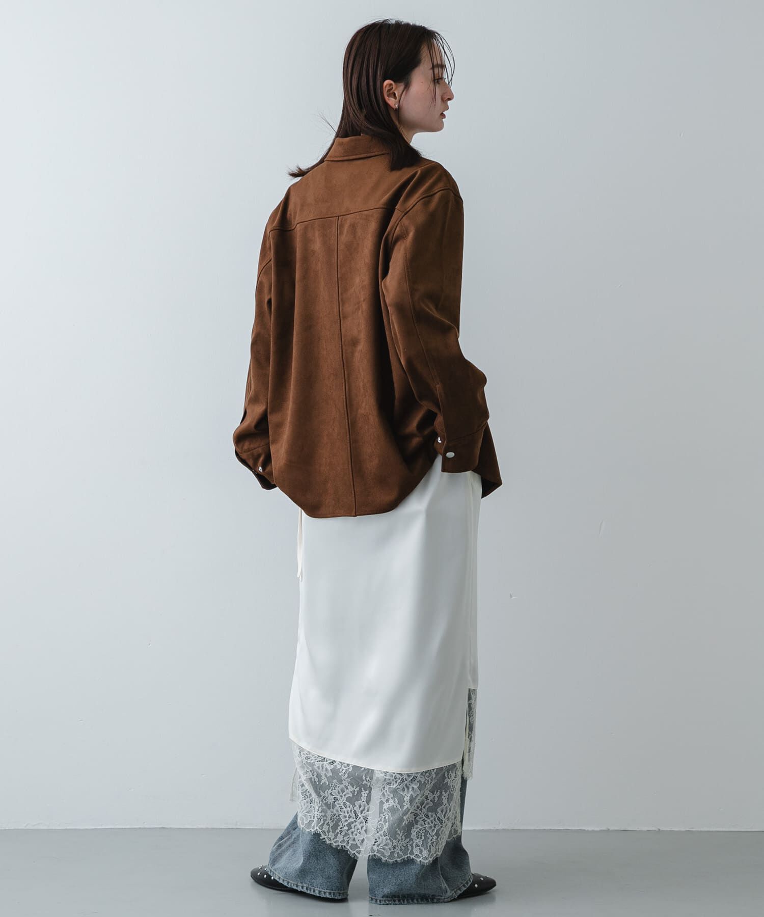 SENSE OF PLACE by URBAN RESEARCH「アシメレースヘムスカート」|スカート|