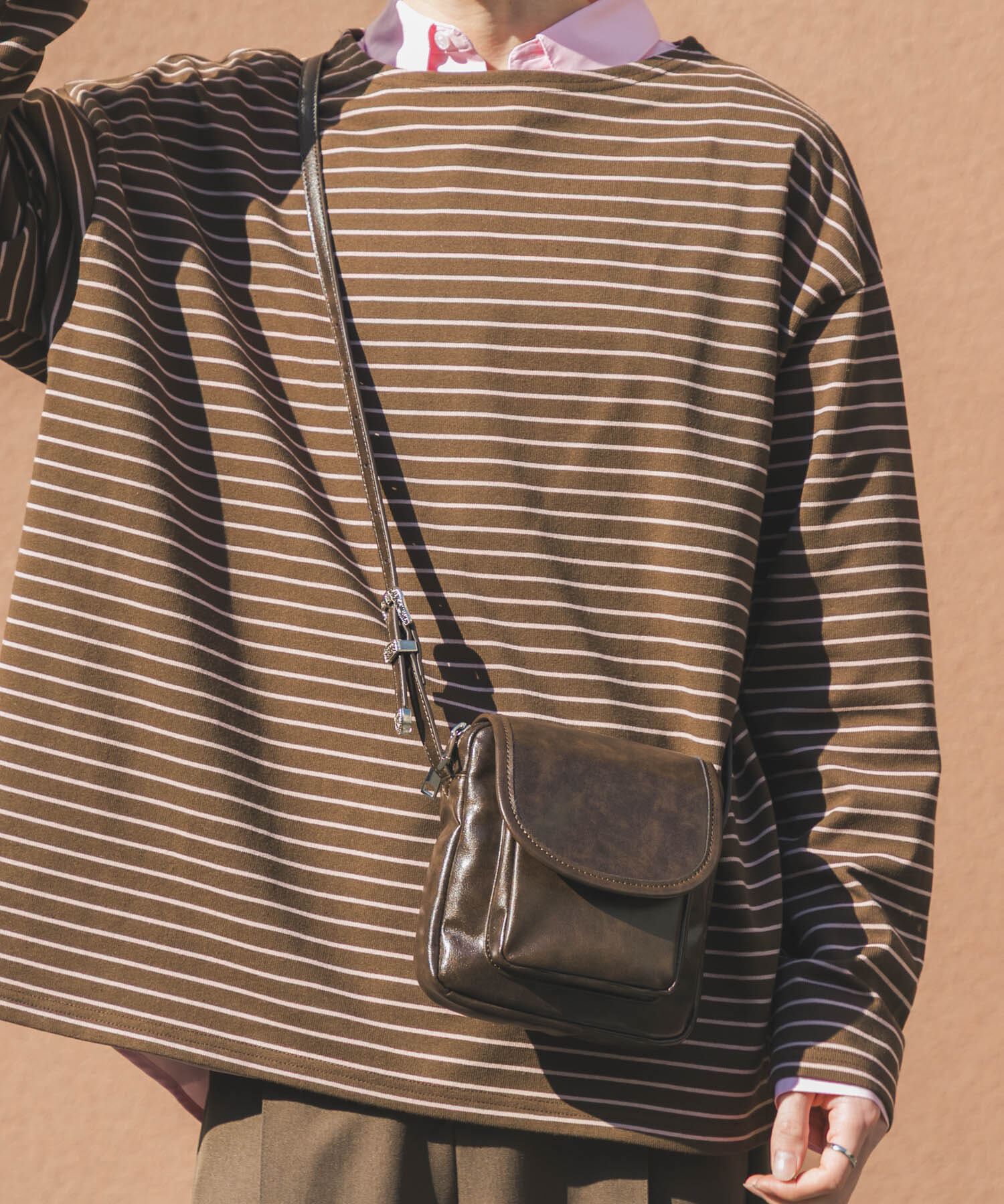 SENSE OF PLACE by URBAN RESEARCH「スクエアフラップミニショルダー」|ショルダー・メッセンジャー|