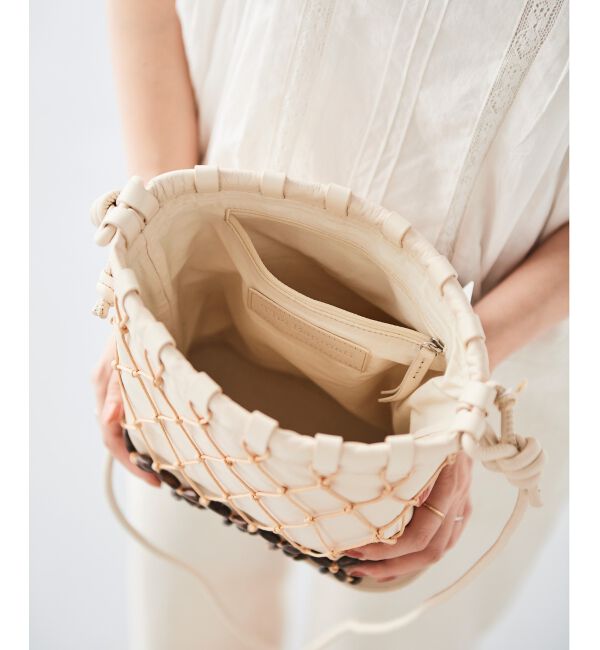 le.coeur blanc「BAGMATI レザー&times;コードショルダー」|ショルダー・メッセンジャー|