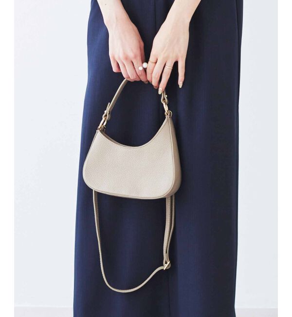 le.coeur blanc「AULENTTIハーフムーンミニショルダー」|ショルダー・メッセンジャー|