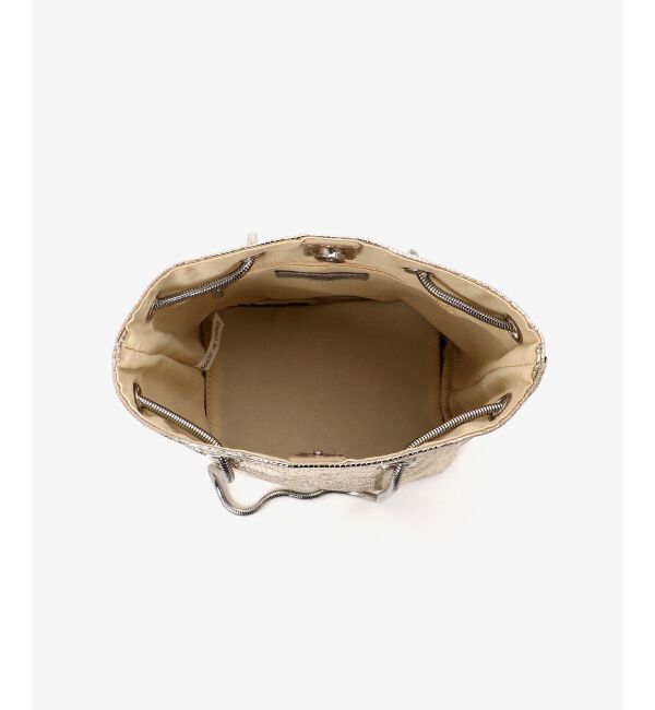 le.coeur blanc「スネークチェーンメタリックミニバッグ」|ショルダー・メッセンジャー|