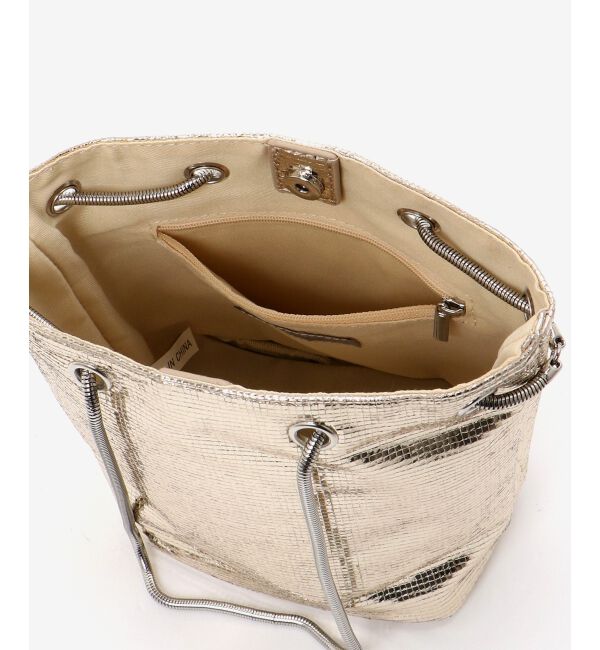 le.coeur blanc「スネークチェーンメタリックミニバッグ」|ショルダー・メッセンジャー|