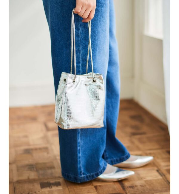 le.coeur blanc「スネークチェーンメタリックミニバッグ」|ショルダー・メッセンジャー|