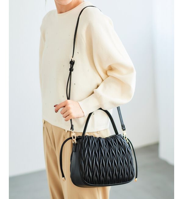 le.coeur blanc「ランダムキルトショルダーバッグ」|ショルダー・メッセンジャー|