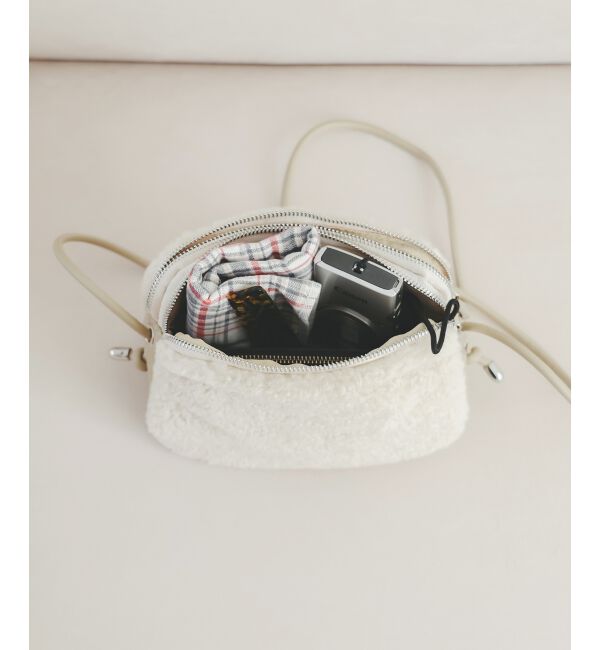  「フェイクボアミニショルダー」|ショルダー・メッセンジャー|