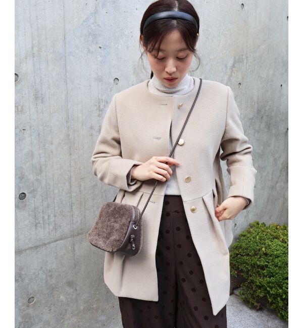  「フェイクボアミニショルダー」|ショルダー・メッセンジャー|