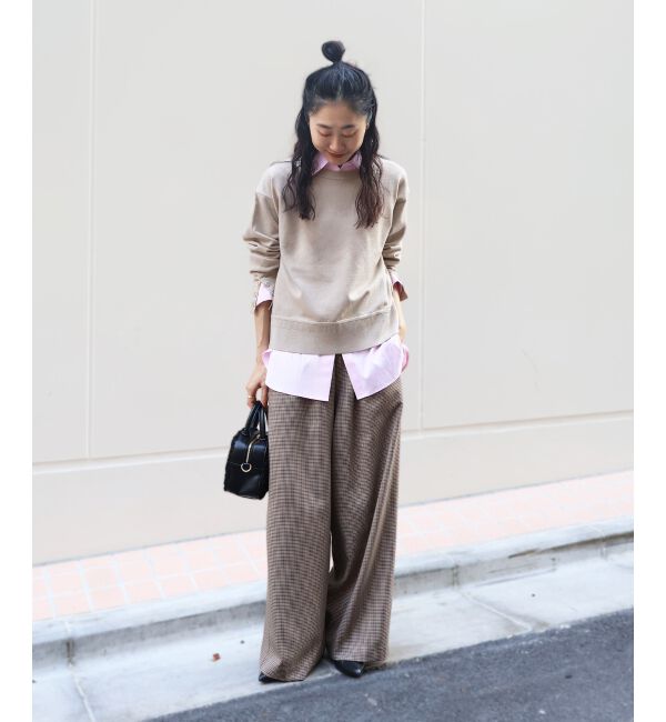  「《手洗い可能》ガンクラブチェックドロストパンツ」|その他|