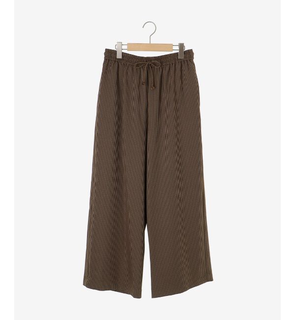  「《手洗い可能》ガンクラブチェックドロストパンツ」|その他|