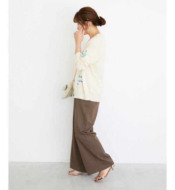  「《手洗い可能》ガンクラブチェックドロストパンツ」|その他|