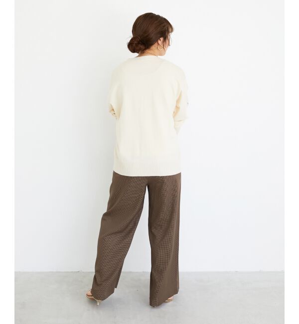  「《手洗い可能》ガンクラブチェックドロストパンツ」|その他|