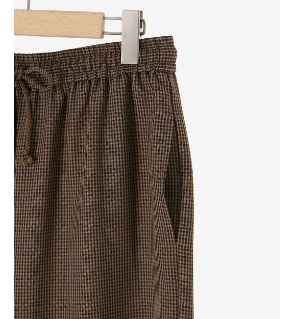  「《手洗い可能》ガンクラブチェックドロストパンツ」|その他|