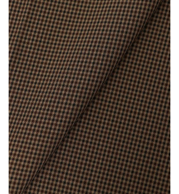  「《手洗い可能》ガンクラブチェックドロストパンツ」|その他|