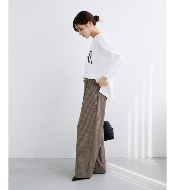  「《手洗い可能》ガンクラブチェックドロストパンツ」|その他|